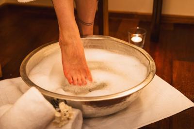 Pedicure ohne Lack